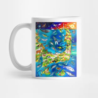 Cape Cod Art Map Mug